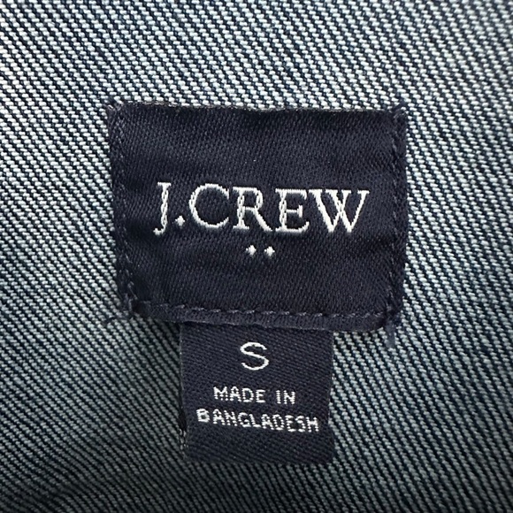 J.CREW BUTTON UP DENIM JEAN JACKET SIZE S - Picture 8 of 16